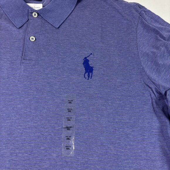 NWT Polo Ralph Lauren Shirt Mens XXL Blue & Purple Big Pony Preppy - Picture 2 of 8